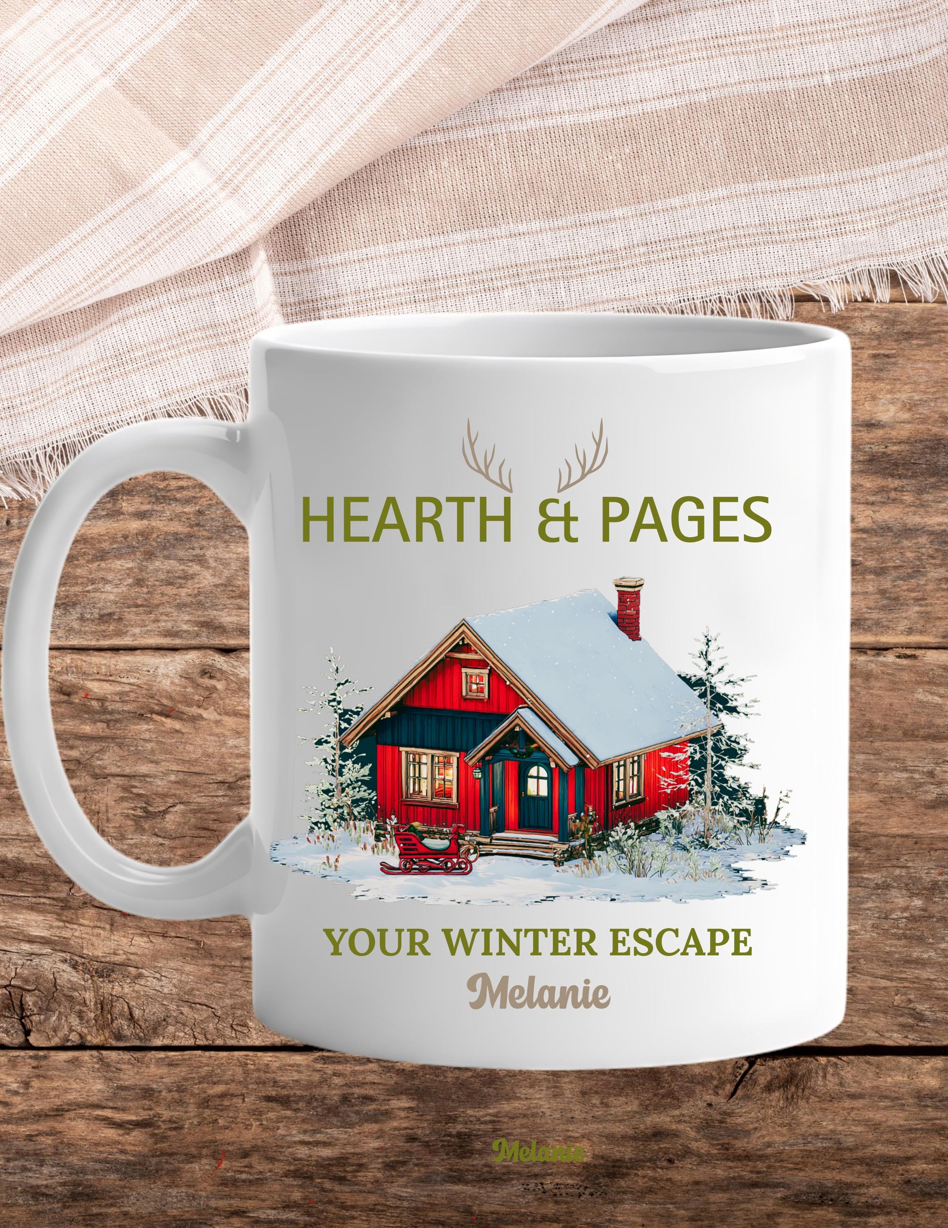 Personalized Cabin Hoodie: Hearth & Pages Gift Valentines Day Gift