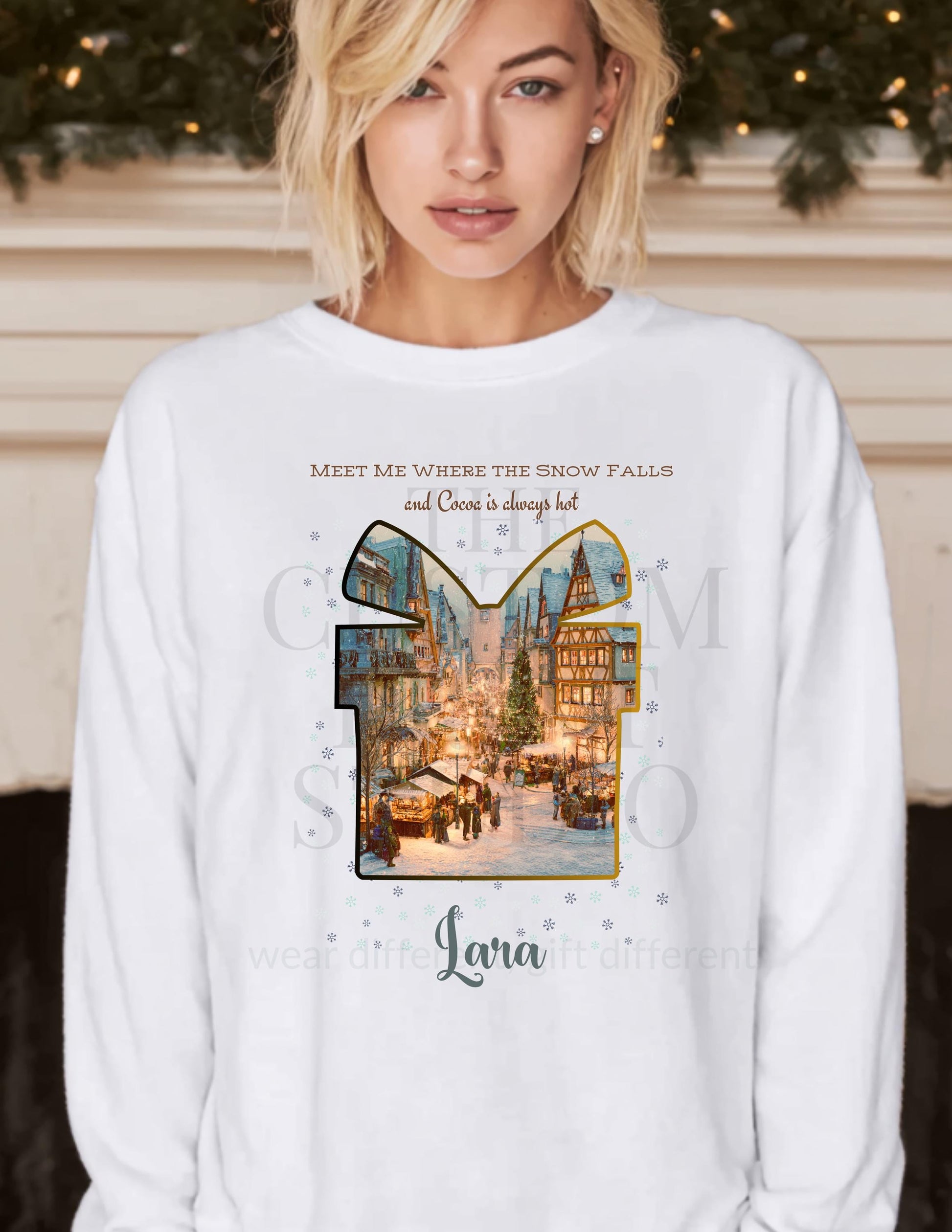 German Village Christmas Sweatshirt: Cozy Cocoa Holiday Crewneck