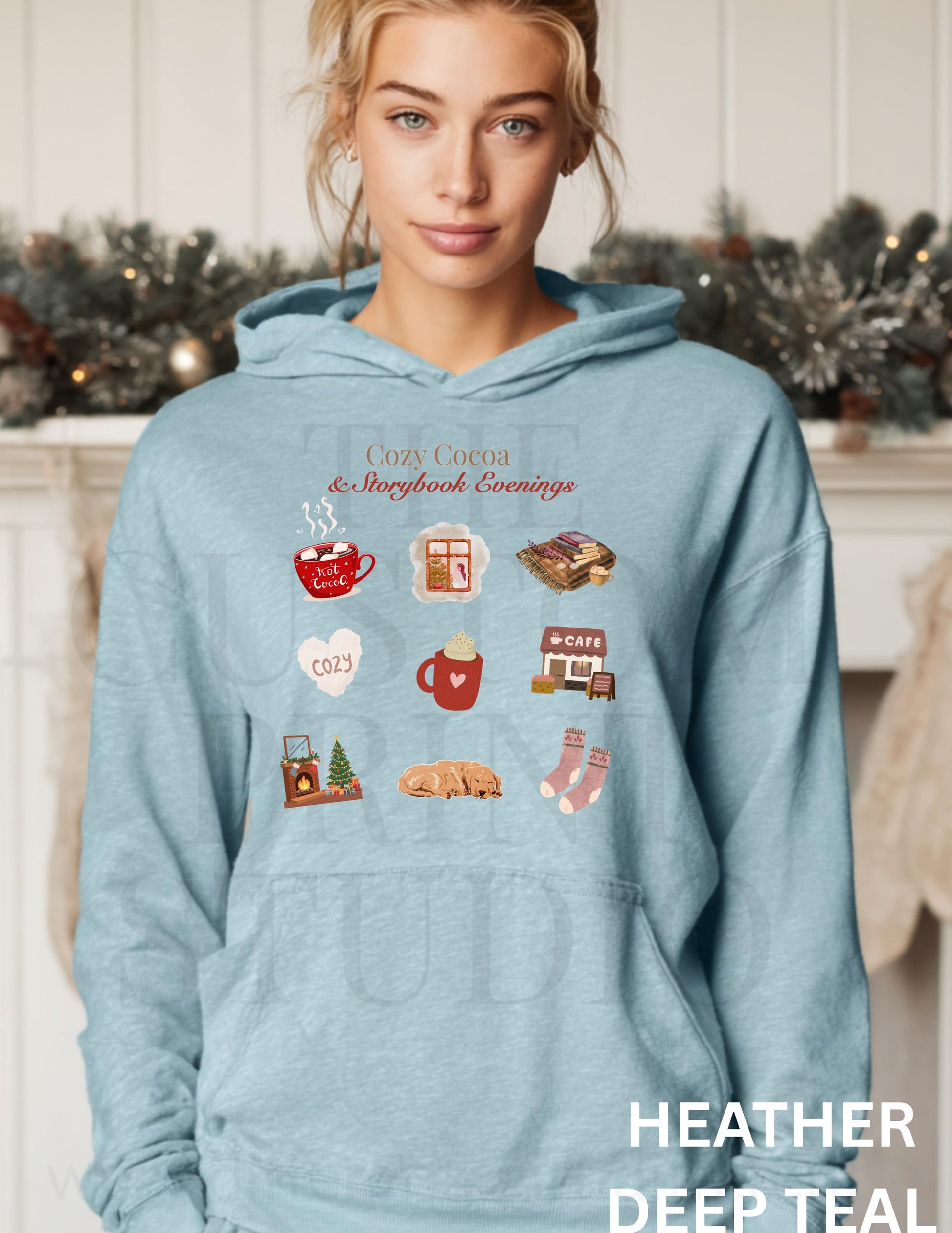 Personalized Hoodie: Cozy Cocoa Sweatshirt Valentines Day Gift