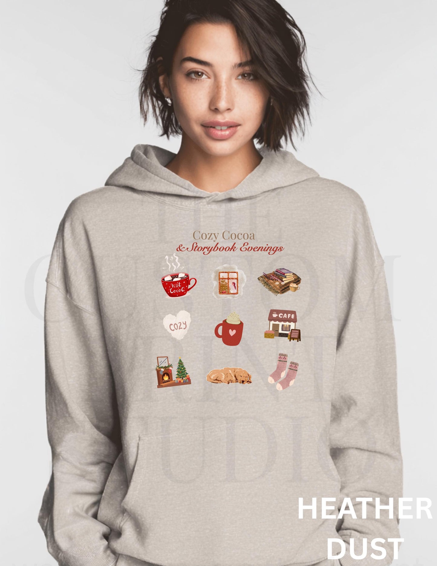 Personalized Hoodie: Cozy Cocoa Sweatshirt Valentines Day Gift