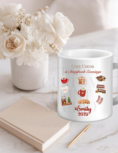 Personalized Hoodie: Cozy Cocoa Sweatshirt Valentines Day Gift