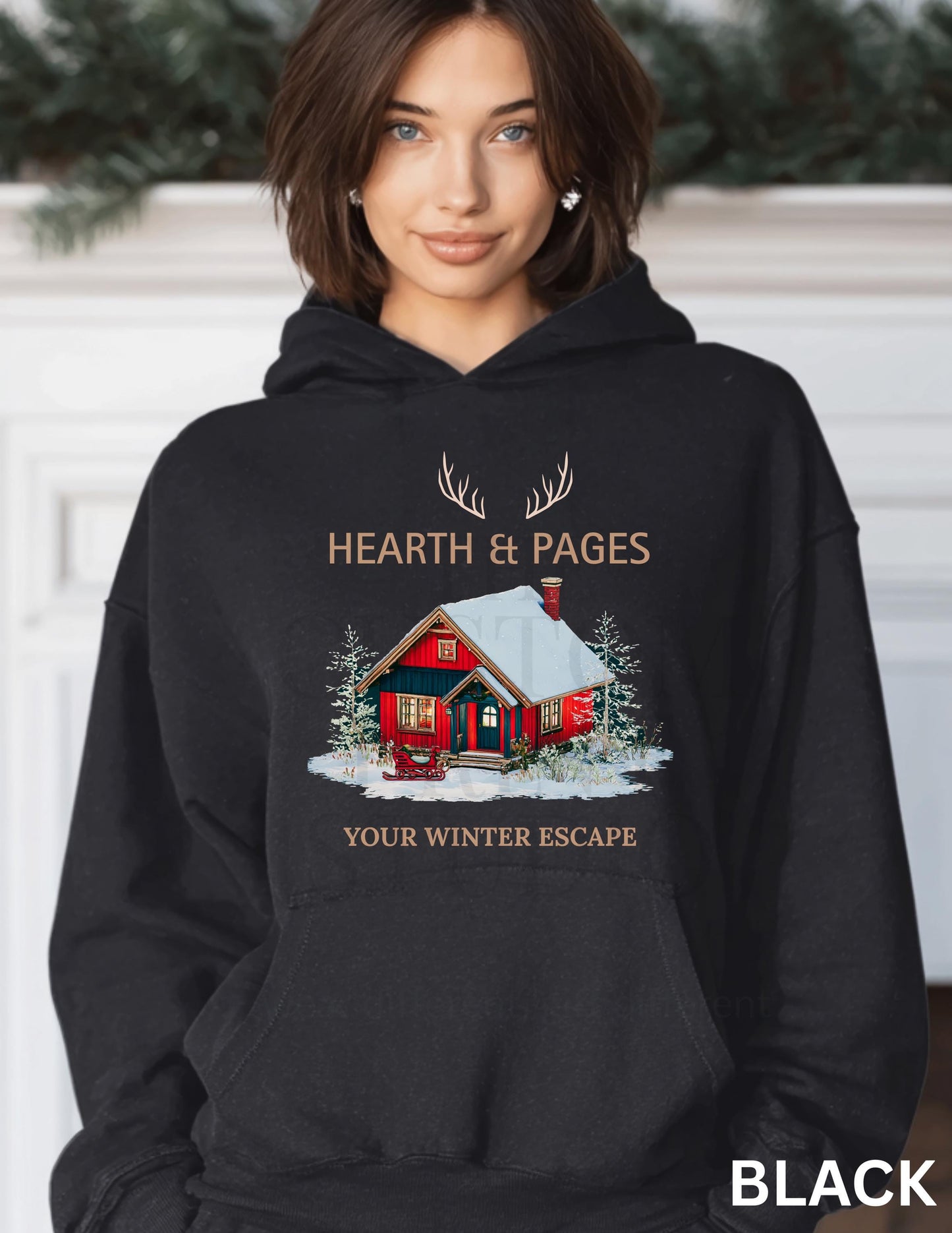 Personalized Cabin Hoodie: Hearth & Pages Gift Valentines Day Gift