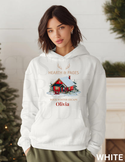 Personalized Cabin Hoodie: Hearth & Pages Gift Valentines Day Gift
