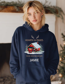 Personalized Cabin Hoodie: Hearth & Pages Gift Valentines Day Gift