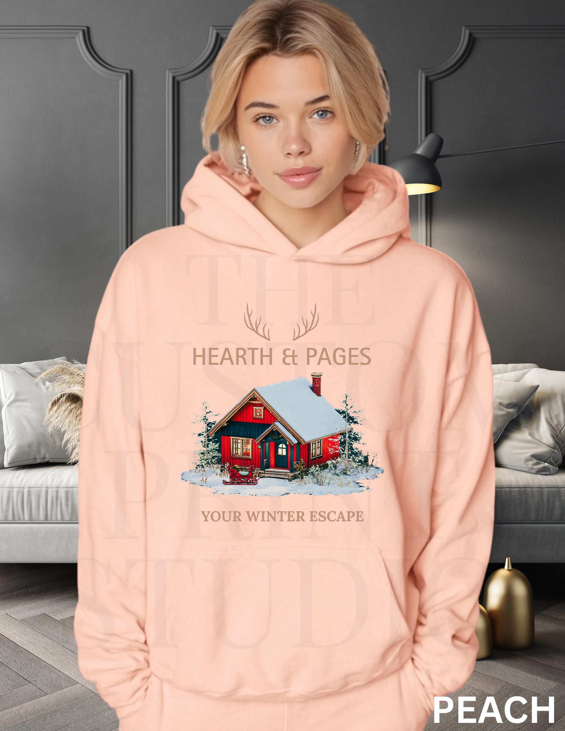 Personalized Cabin Hoodie: Hearth & Pages Gift Valentines Day Gift
