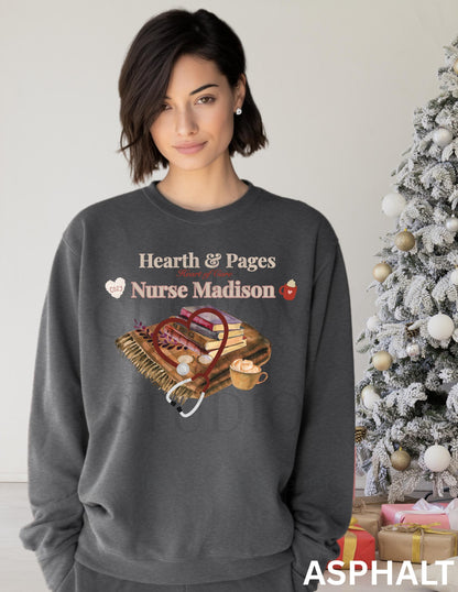 Personalized Nurse Christmas Sweatshirt: Cozy Holiday