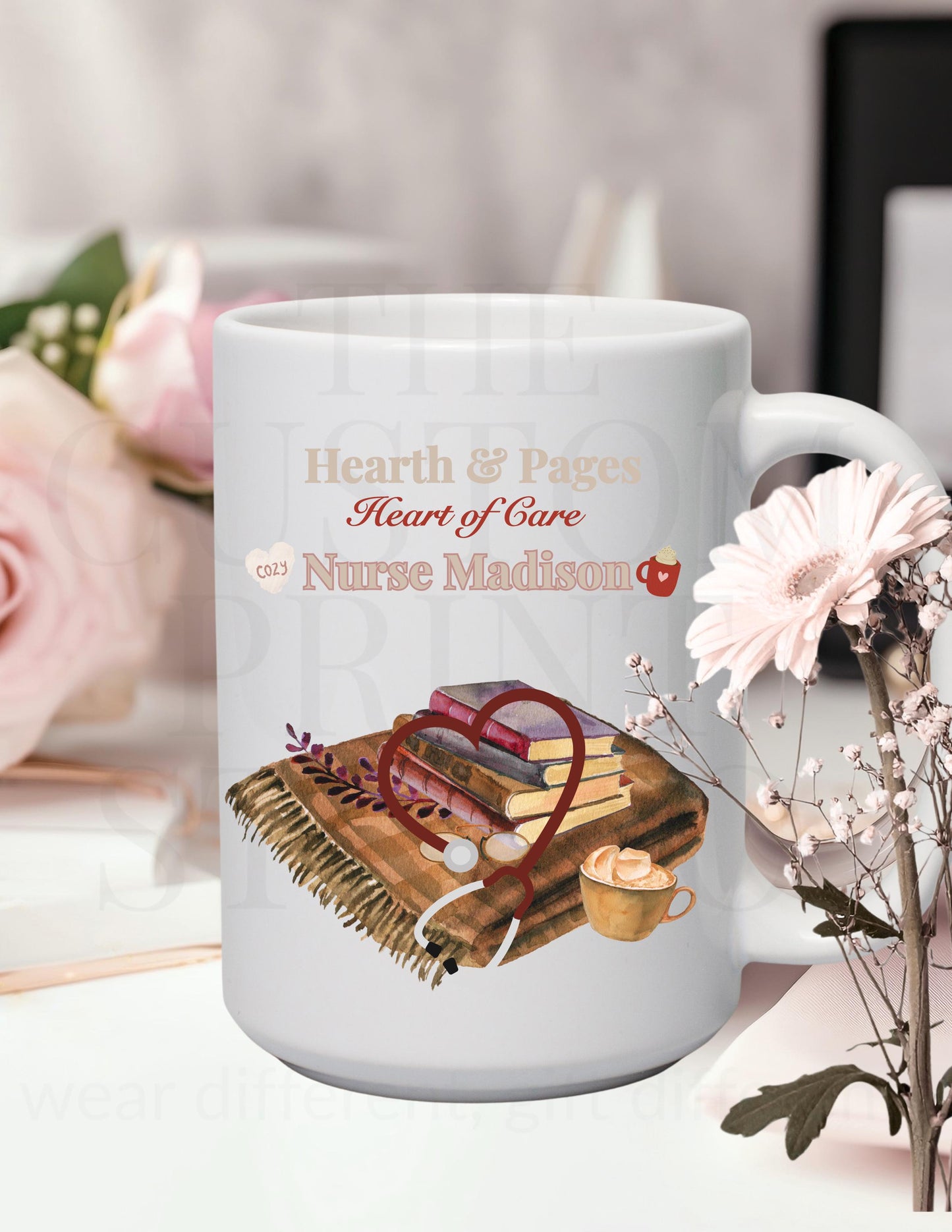 Personalized Nurse Christmas Sweatshirt: Cozy