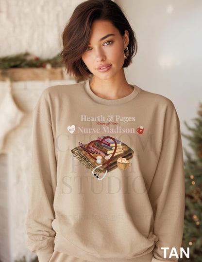Personalized Nurse Christmas Sweatshirt: Cozy Holiday