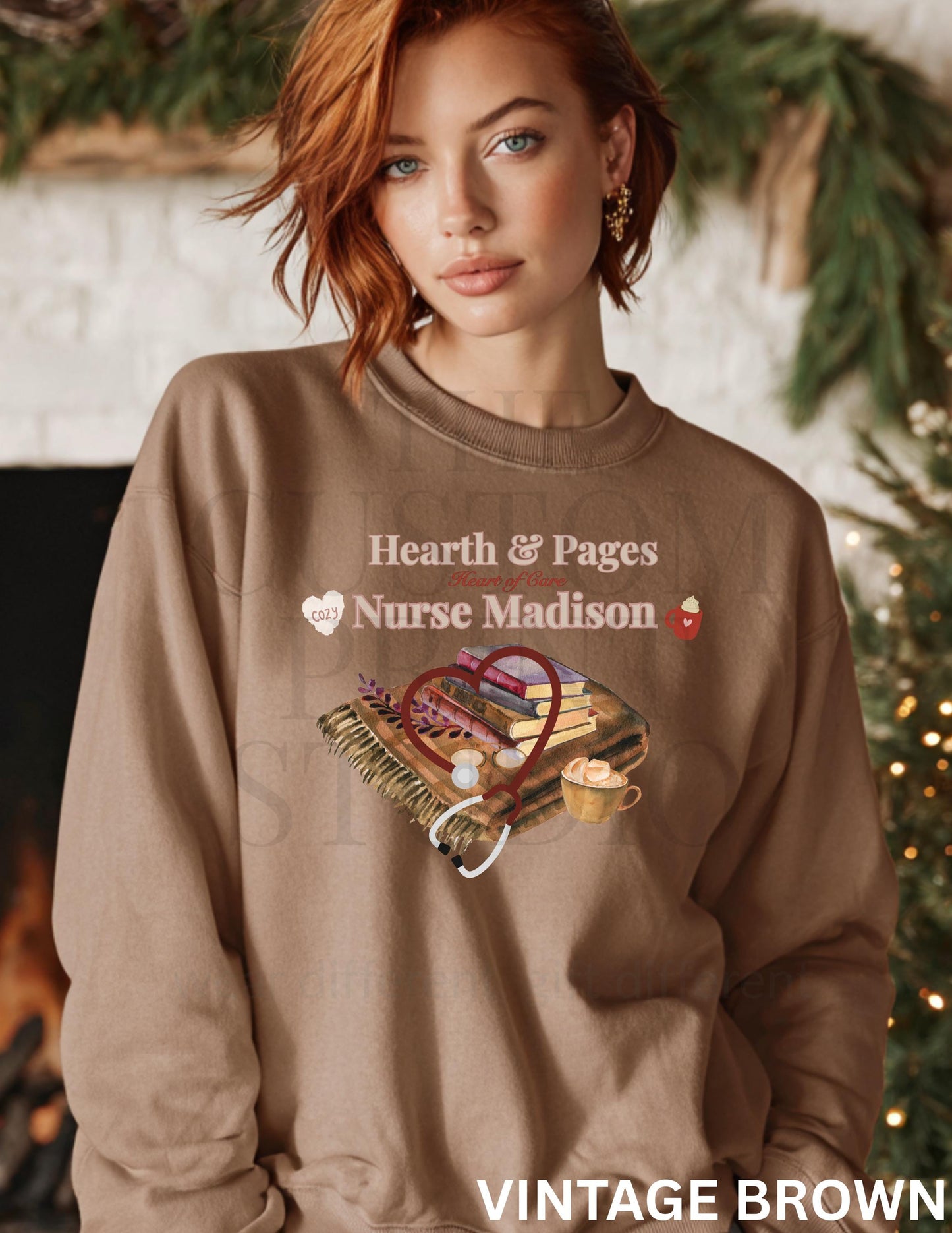 Personalized Nurse Christmas Sweatshirt: Cozy Holiday