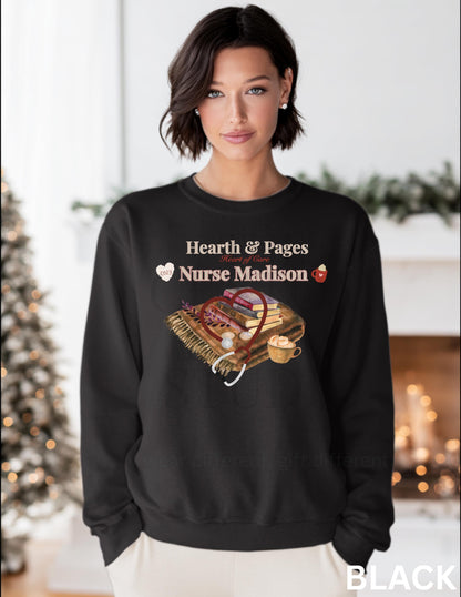 Personalized Nurse Christmas Sweatshirt: Cozy Holiday