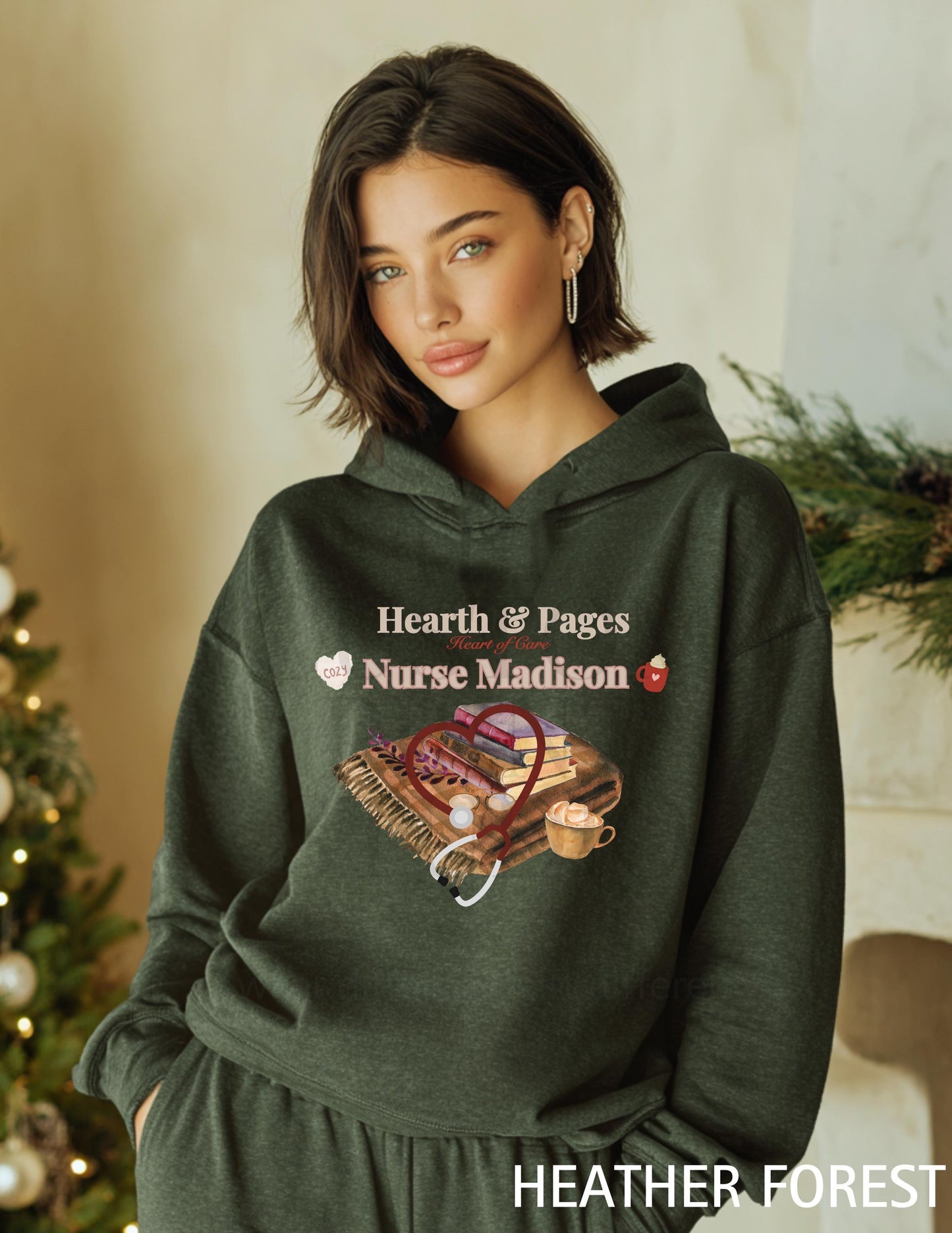 Personalized Nurse Christmas Sweatshirt: Cozy