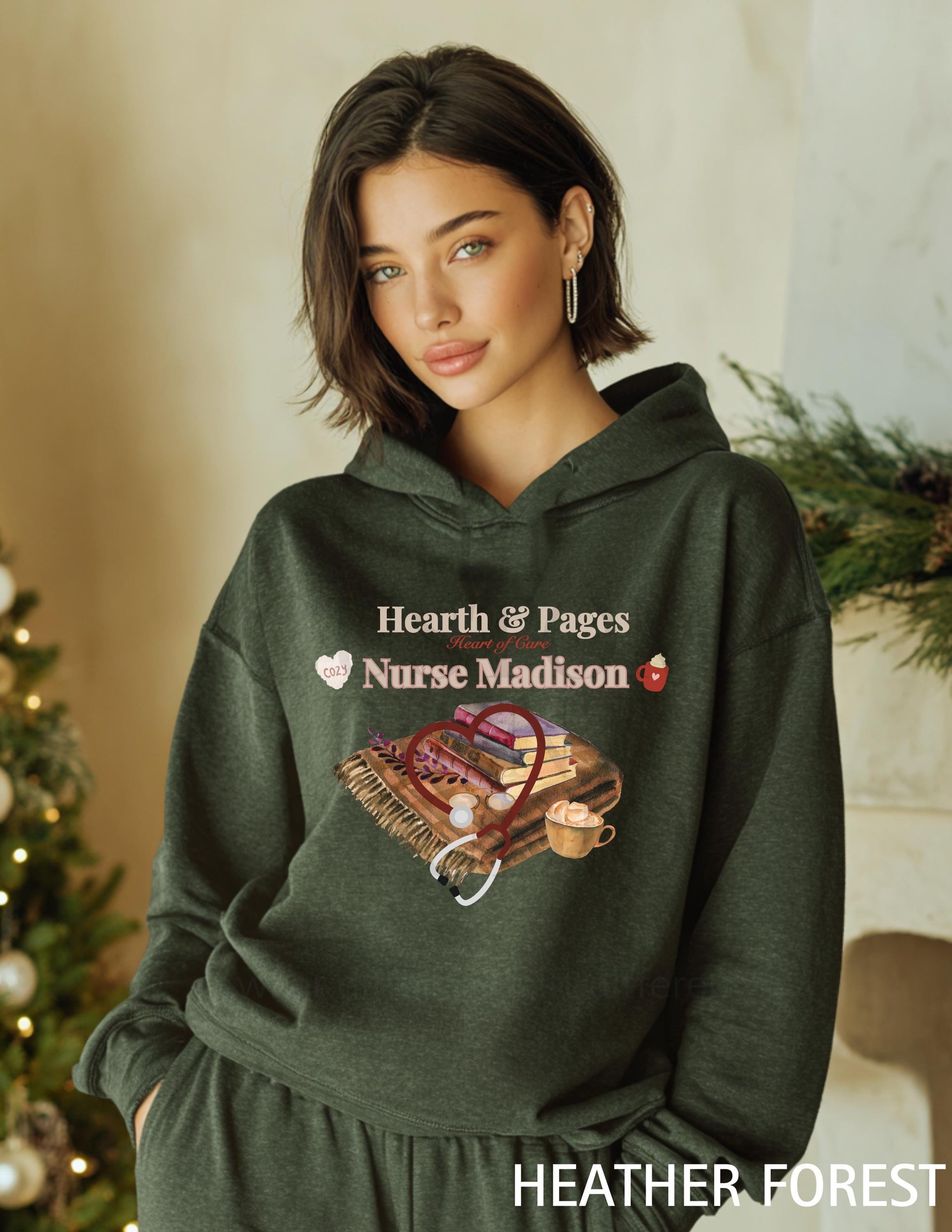 Personalized Nurse Christmas Sweatshirt: Cozy