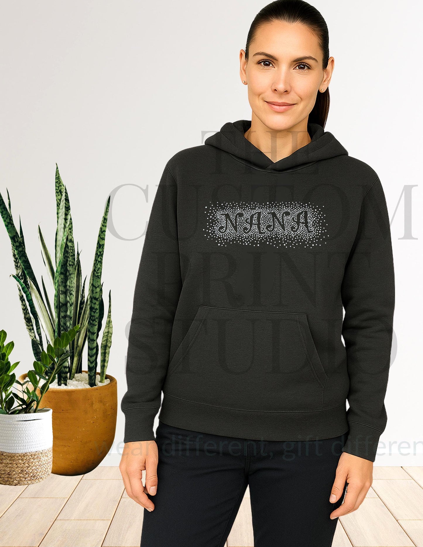Rhinestone Nana Sweatshirt: Sparkly Grandma Gift, Bling Mom, Birthday Gift