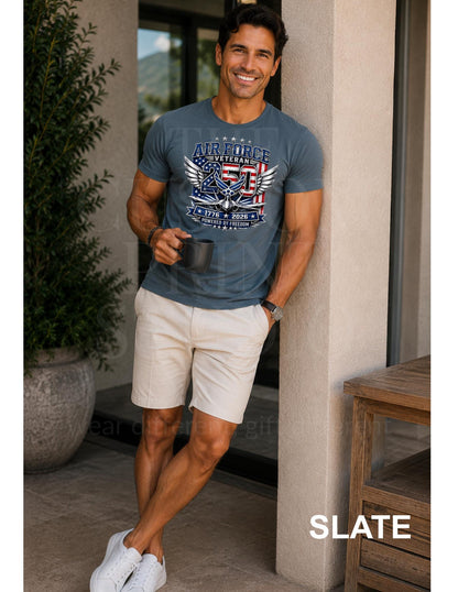 Air Force Veteran Shirt | America 250 | USA 250th Anniversary Tee | Patriotic USAF Military Gift | 1776-2026 Freedom Shirt | Concert Tee