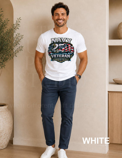 Navy Veteran Shirt | America 250 | USA 250th Anniversary Tee | Patriotic Military Gift | US Navy Veteran | 1775-2026 |Country Concert Tee