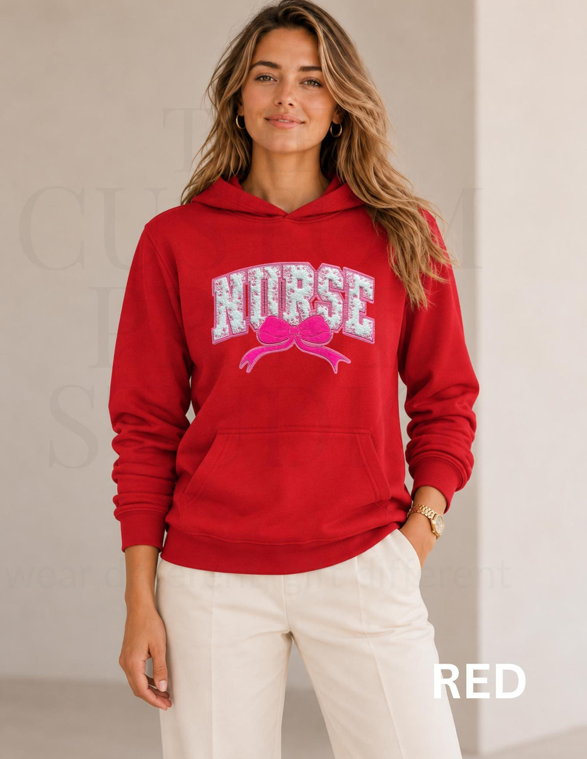 Nurse Hoodie, Embroidered RN Hoodie, Nurse Gift for Women, Nursing Graduation Gift, Nurses Week Gift
