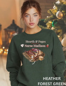 Personalized Nurse Christmas Sweatshirt: Cozy Holiday