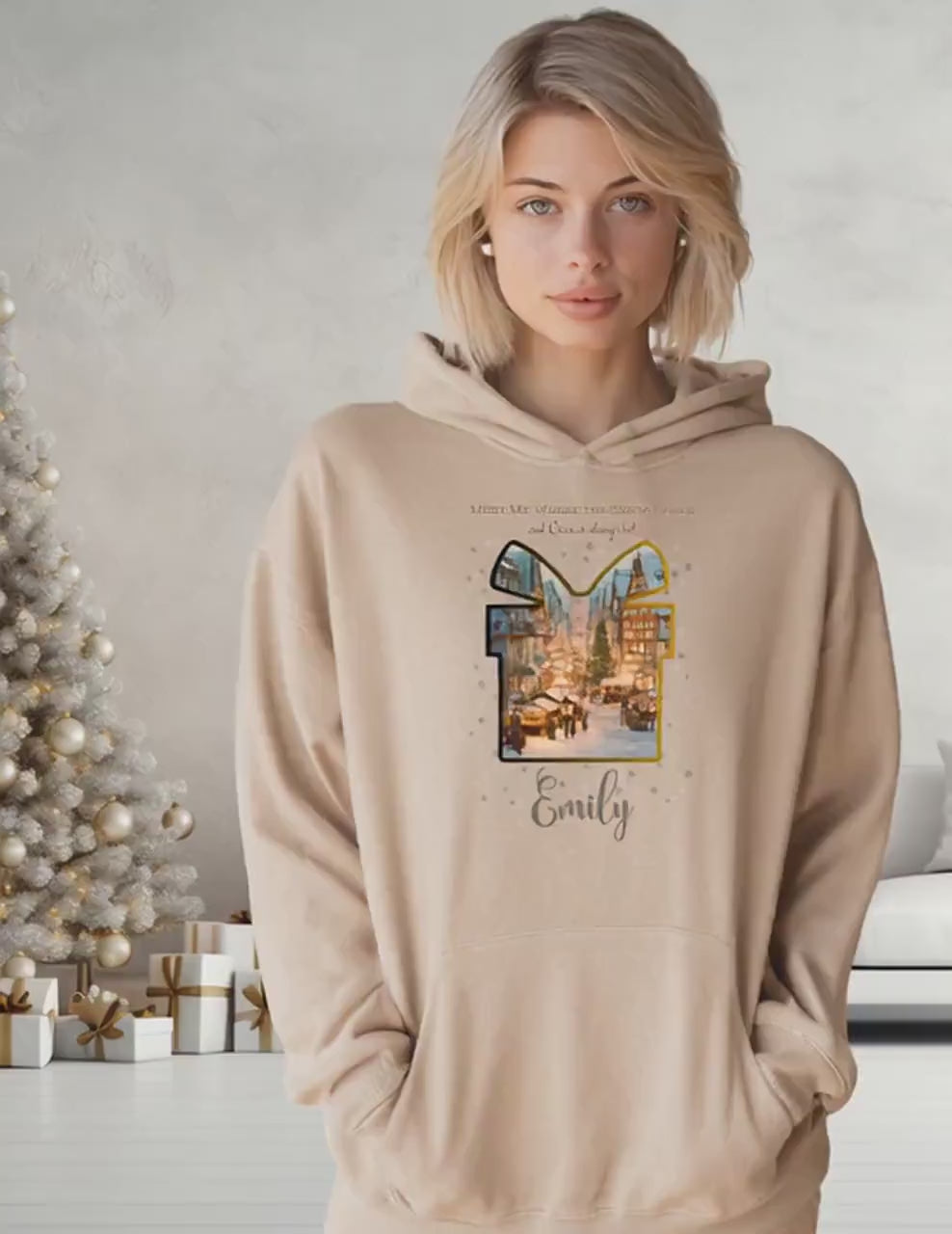 German Village Christmas Sweatshirt: Cozy Cocoa Holiday Crewneck